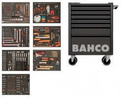 Bahco 7 Drawer E72 Black Roller Cabinet c/w 415 Tools £1,599.00